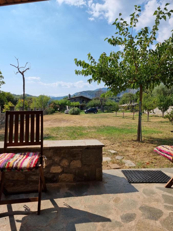 House With Big Garden And Barbeque In Nature Vourgareli Екстер'єр фото