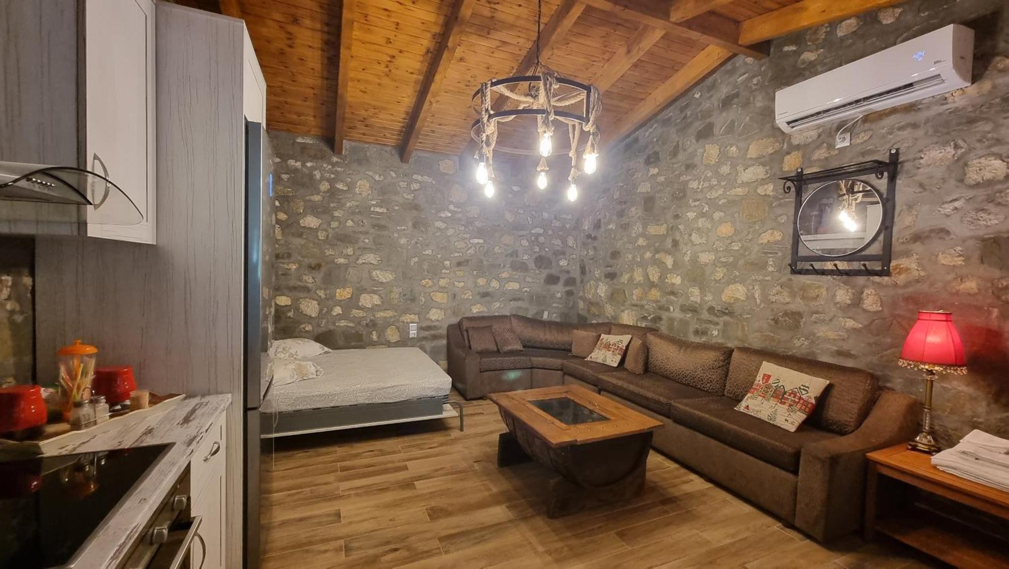 House With Big Garden And Barbeque In Nature Vourgareli Екстер'єр фото