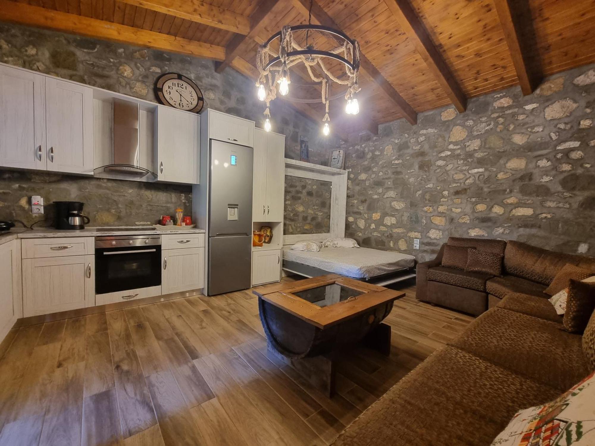 House With Big Garden And Barbeque In Nature Vourgareli Екстер'єр фото